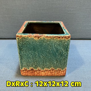 Chậu gốm , chậu cây cảnh men gốm vân xanh cẩm thạch