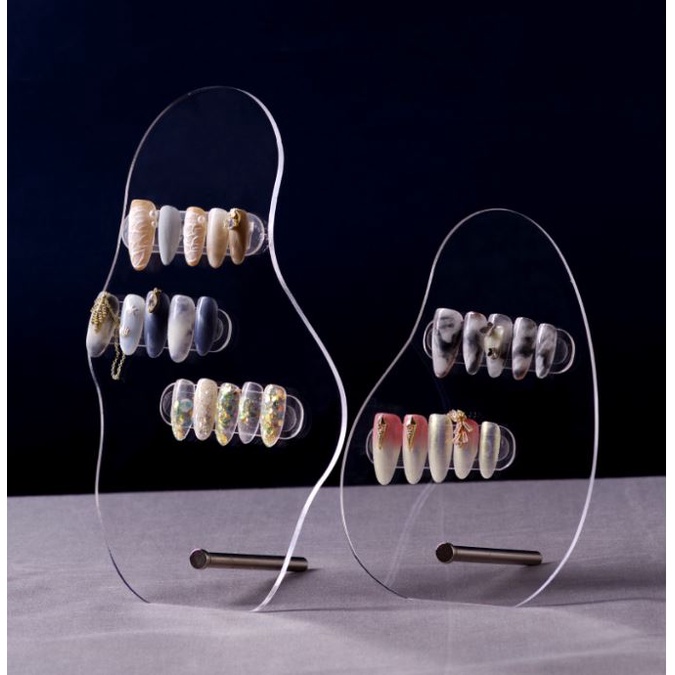 Khung Trưng Bày Móng mẫu mica  - phụ kiện nail