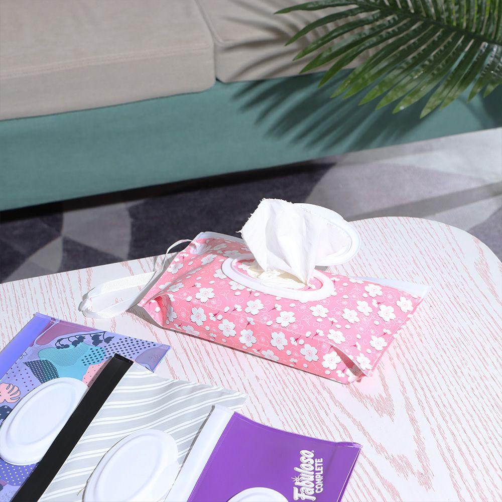 Túi Đựng Khăn Giấy Ướt Nắp Lật Dễ Thương Mang Đi Ra Ngoài Cho Bé