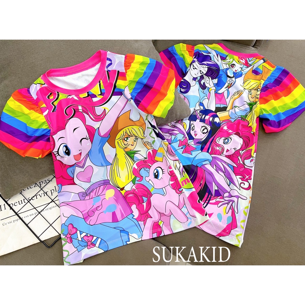 Đầm cho bé 3D hinh in họa tiet va các cô gái cho bé từ 6-30kg.DAM02