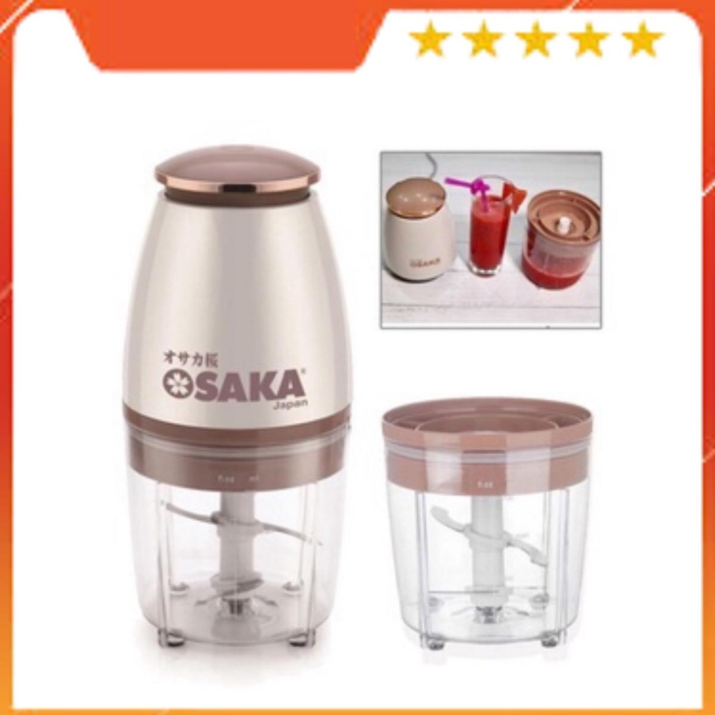Máy xay thực phẩm 4 lưỡi Osaka nhật bản 750ml, máy xay thịt, xay đá, hoa quả đa năng nhà bếp, bảo hành 12 tháng