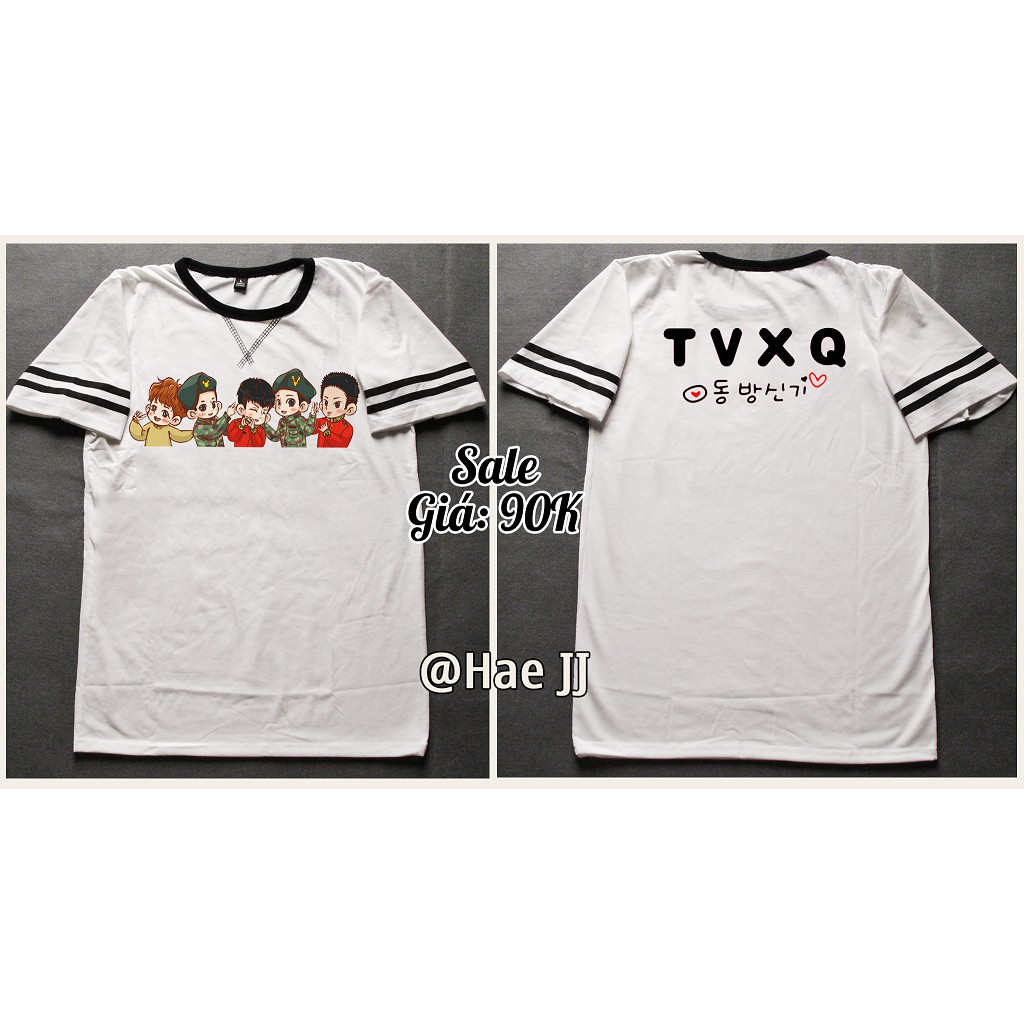 Áo thun chibi TVXQ 90K