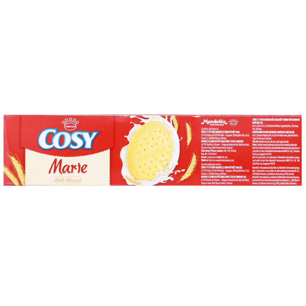 Bánh Quy Cosy Sữa Marie Kinh Đô Hộp Vuông 336g