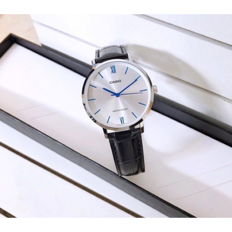 Đồng hồ nữ dây da Casio Anh Khuê LTP-VT01L-7B1UDF
