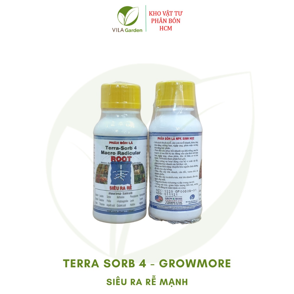 Phân bón lá cao cấp siêu ra rễ Terra Sorb 4 Root 100ml