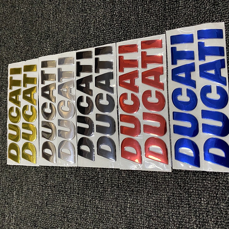 Hình Dán logo Ducati Cho Xe Máy