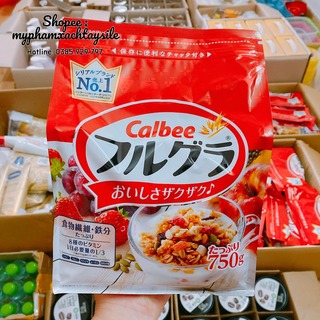 MẪU MỚI - Ngũ Cốc Ăn Liền Calbee Nhật Bản 800GR - NGŨ CỐC GIẢM CÂN ÍT ĐƯỜNG