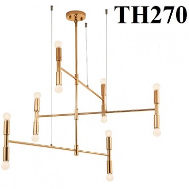 Đèn thả nghệ thuật thanh ngang 3 tầng TH270