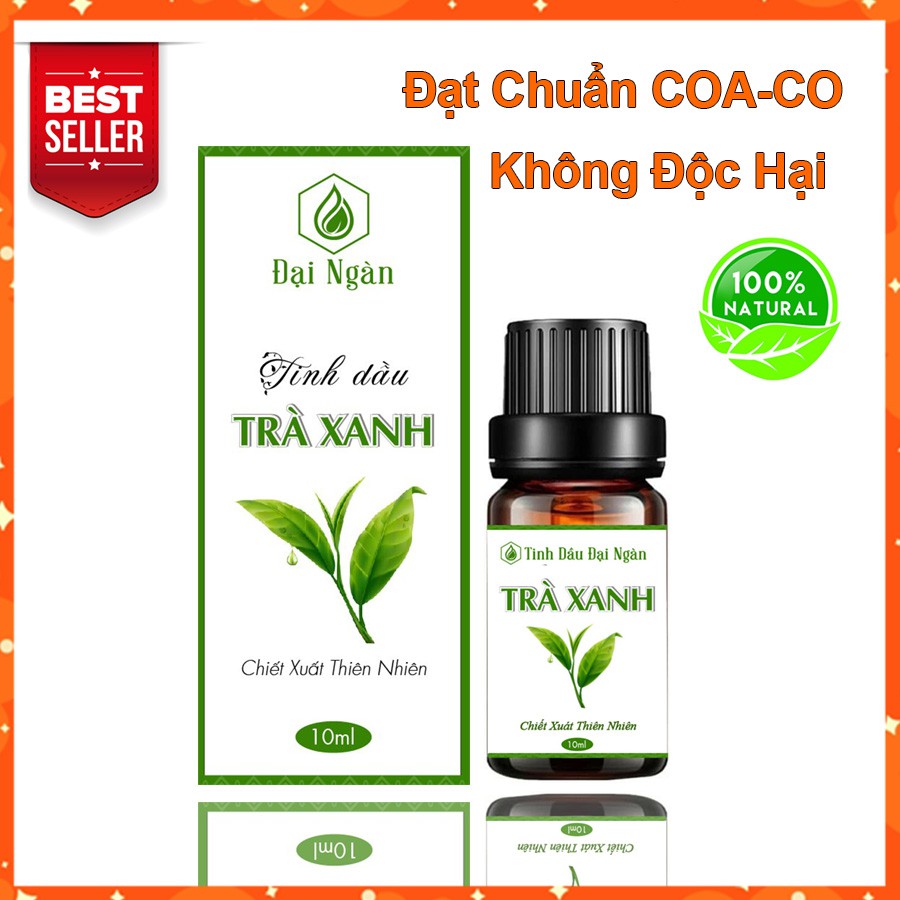 Tinh dầu trà xanh thơm phòng thiên nhiên 10ml