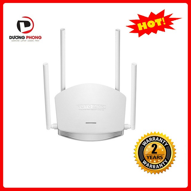Bộ phát Wifi TOTOLINK N600R 600MB - 4 Ăngten - BH24 tháng