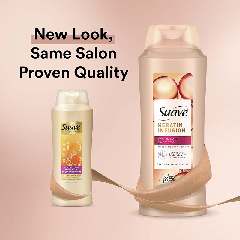 DẦU GỘI SUAVE KERATIN INFUSION COLOR CARE SHAMPOO
