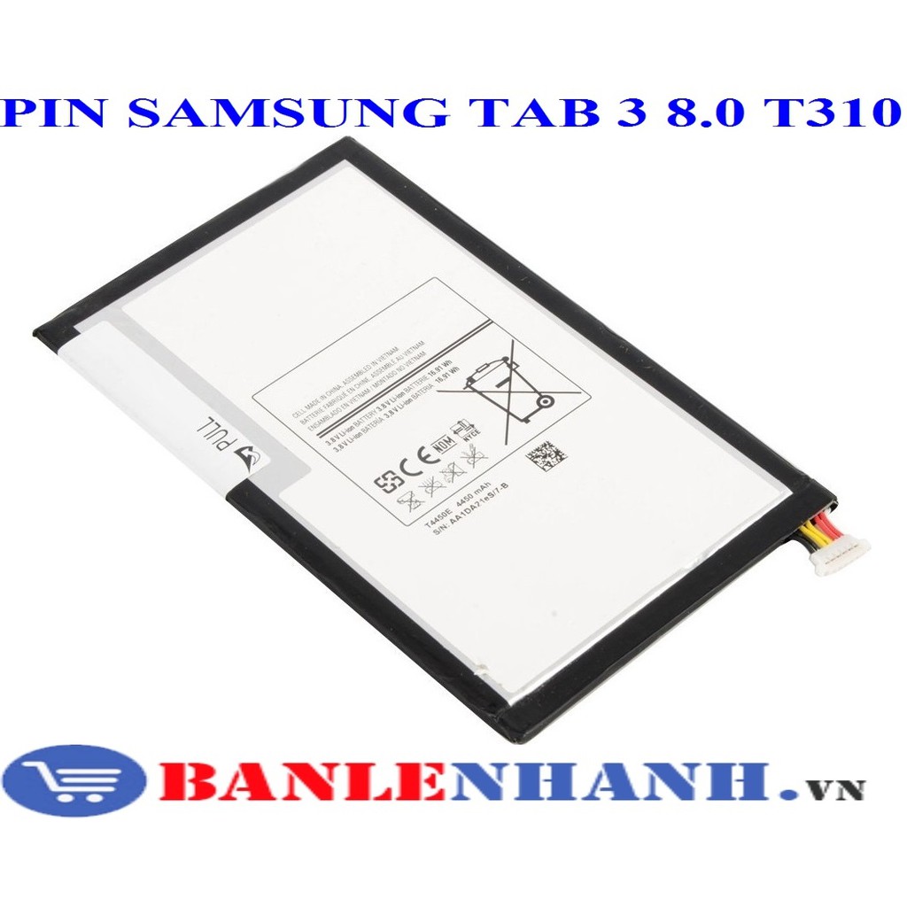 PIN SAMSUNG TAB 3 8.0 T310 [PIN NEW 100%, ZIN ]
