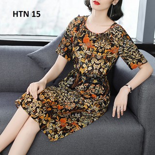 Váy đầm trung niên cao cấp, duyên dáng, sang trọng