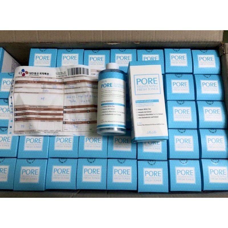 Toner RiRe thu nhỏ l.ỗ chân lô.ng