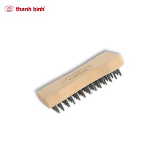 Bàn chải sắt vuông đánh rỉ Thanh Bình - Bàn chải chà tường cán gỗ
