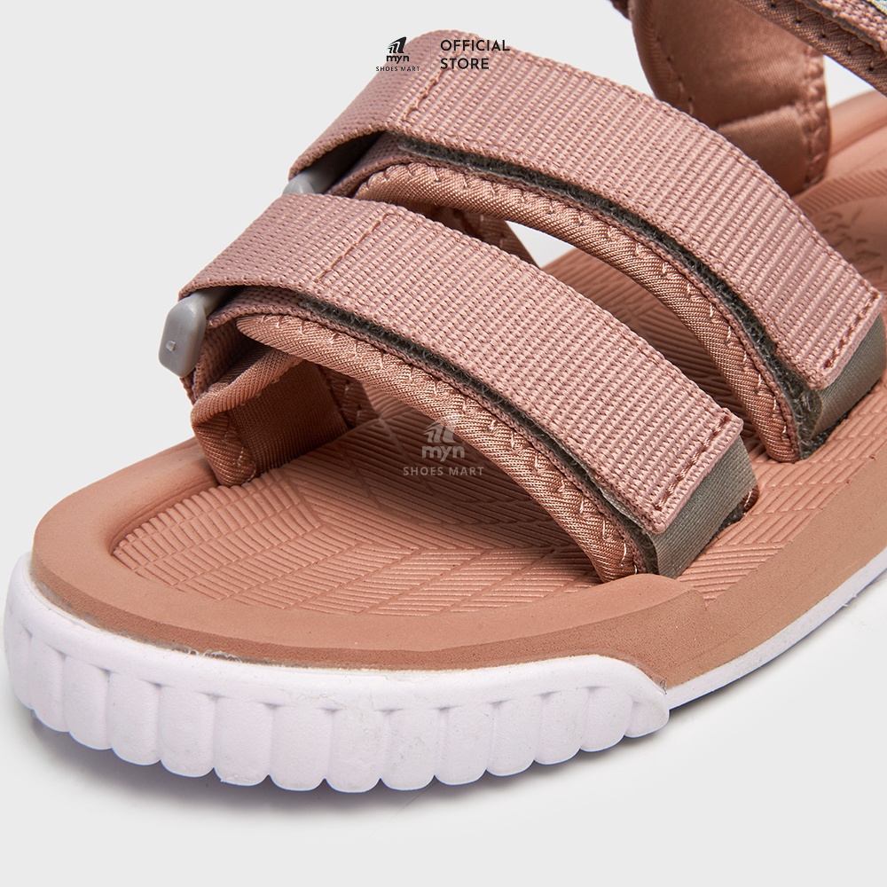 [Freeship] Sandal Vento Nữ H9801 Màu Hồng nhạt (Be) - 3 quai dán