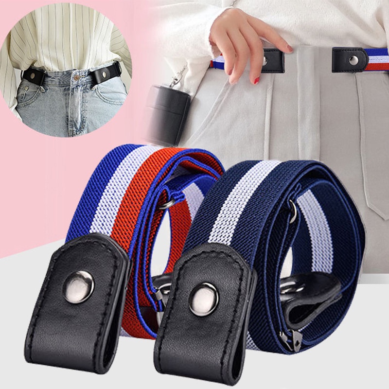 Thắt Lưng Co Giãn Không Khóa 4 Màu Tùy Chọn Cho Nam Và Nữ