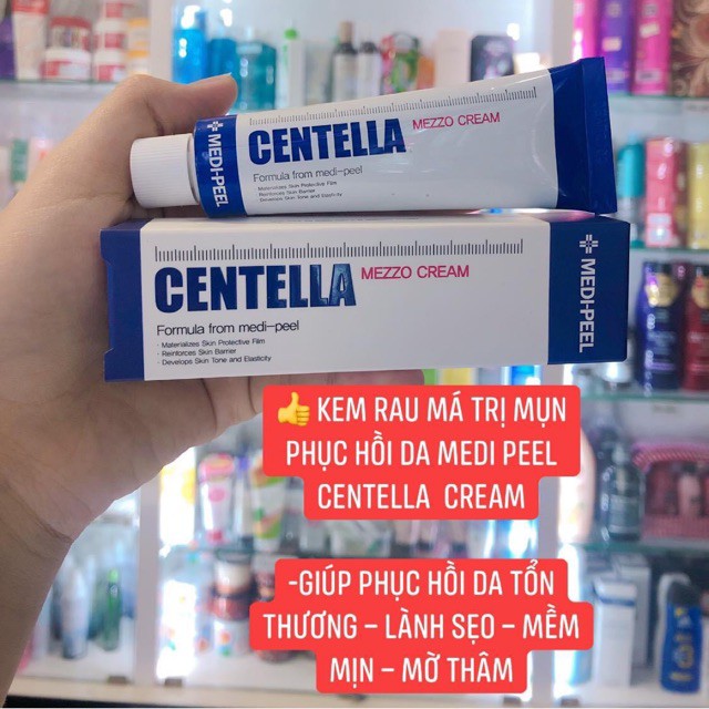 KEM RAU MÁ GIẢM MỤN - PHỤC HỒI DA CENTELLA MEDIPEEL 30G CHÍNH HÃNG - 7897