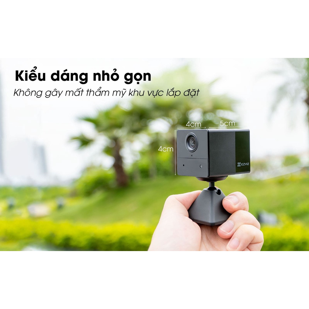 Camera Wifi Trong Nhà EZVIZ BC2 1080P Tích Hợp Pin Sạc 2.000mA - Đàm Thoại 2 Chiều - Hàng Chính hãng