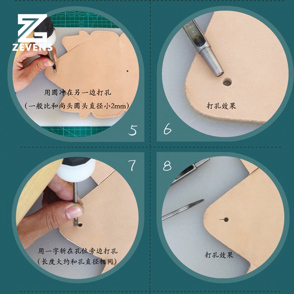 Đinh Tán Đầu Tròn Dùng Làm Đồ Da DIY