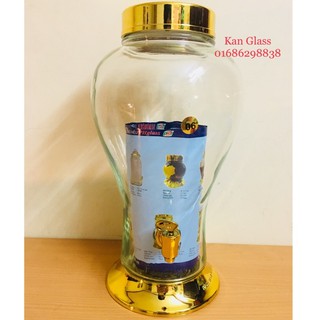 Bình ngâm sâm thủy tinh - bình ngâm rượu 6l