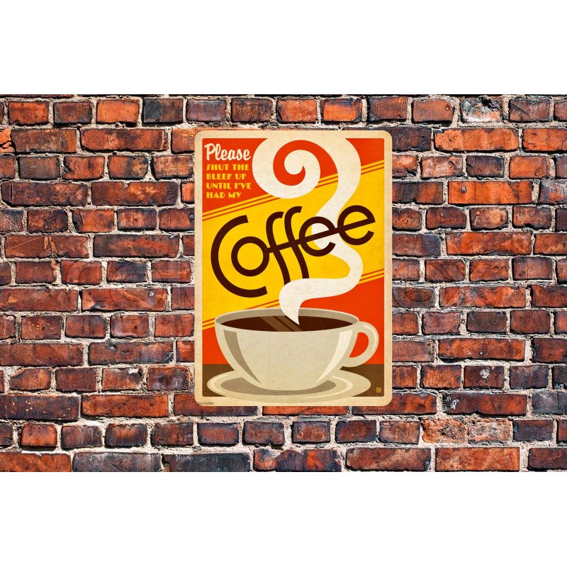 Tranh Thiếc  "Quán Coffee,Cafe" V1