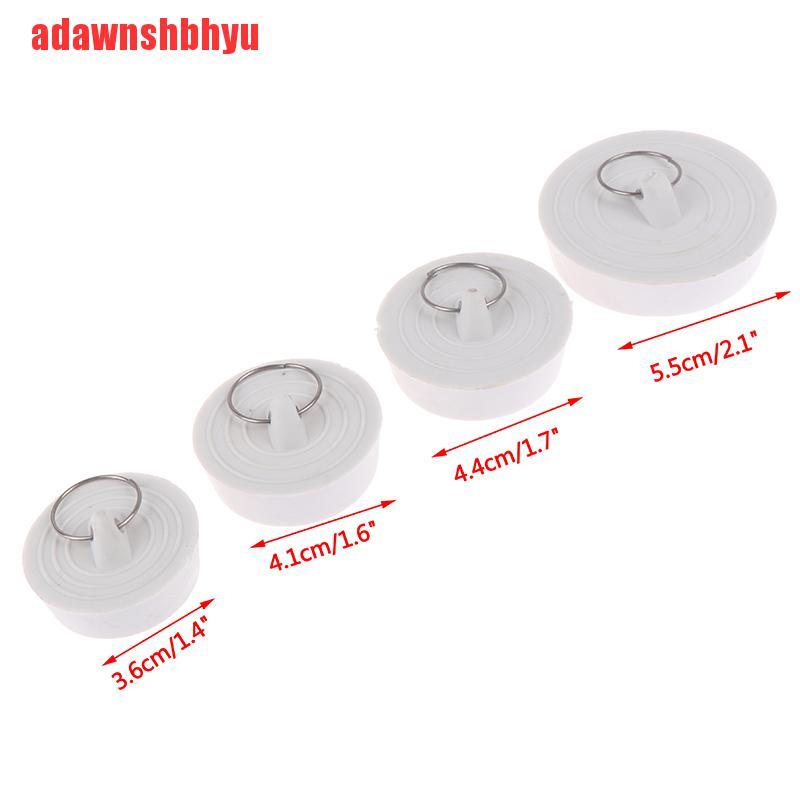 [adawnshbhyu]Rubber Sink Drain Stopper Plug With Hanging Ring For Bathtub Kitchen Bathroom