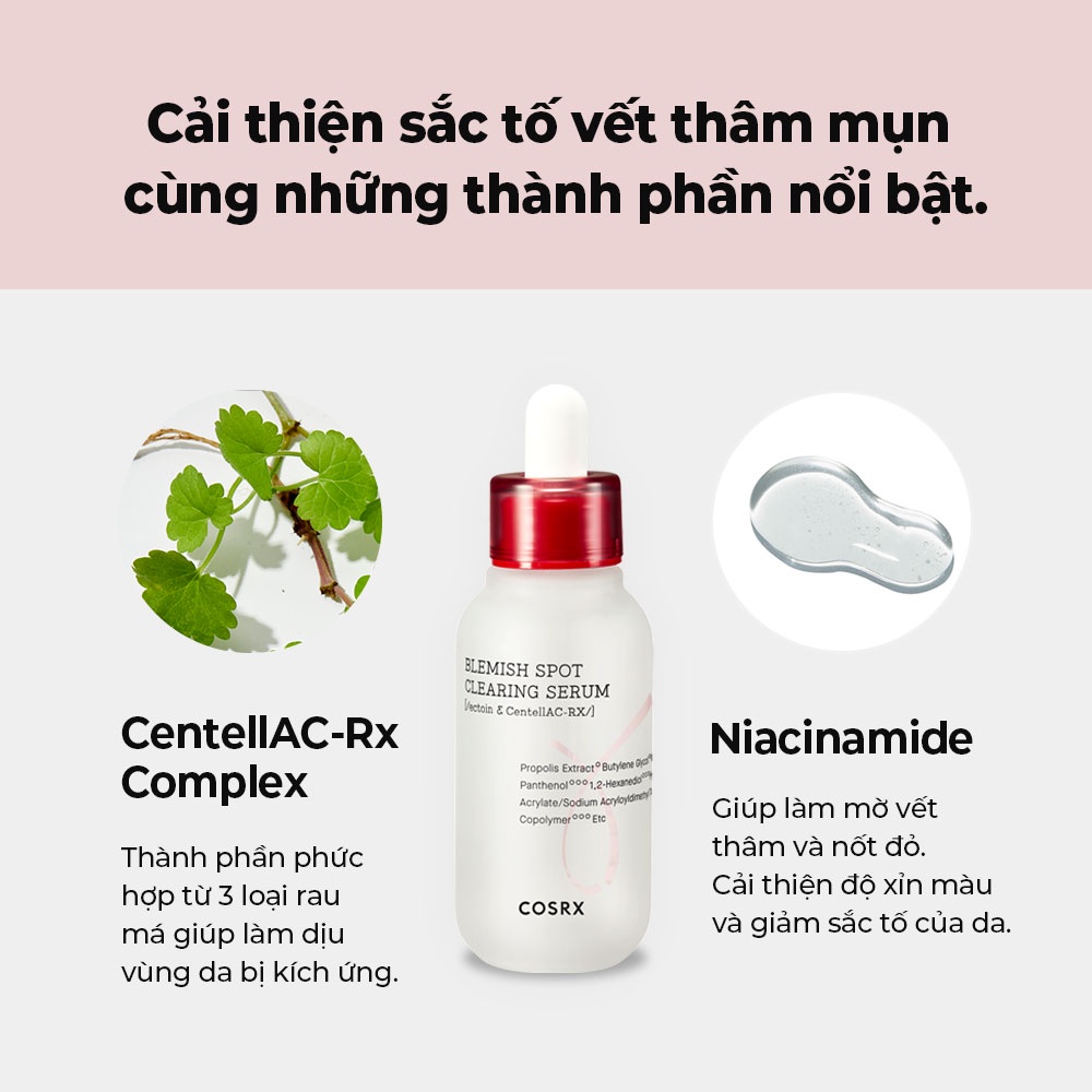 Tinh chất serum dưỡng làm mờ vết thâm COSRX AC Collection Blemish Spot Clearing Serum 40ml