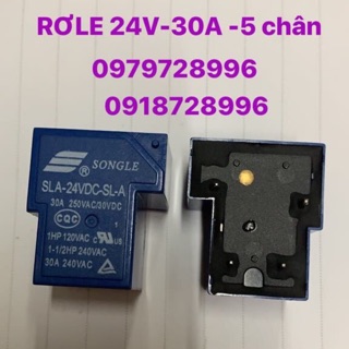 Rơle cho máy hàn 24v -30a-5 chân