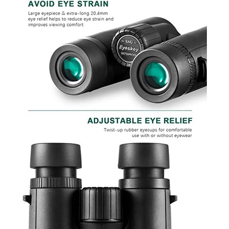 Ống nhòm Eyeskey 8x42,10x42HD Dreamer cao cấp chính hãng - Quan sát siêu xa chuyên dụng săn ong du lịch dã ngoại phượt
