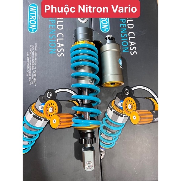 Phuộc Nitron Vario,Click có bình dầu chính hãng Việt Nam,BH 12 tháng