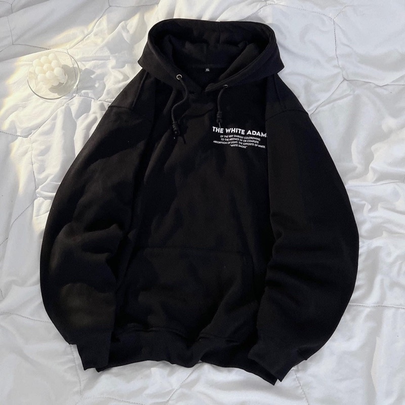 Áo Hoodie The White màu rêu ảnh thật unisex SSSTore ( nam nữ bận đều được)