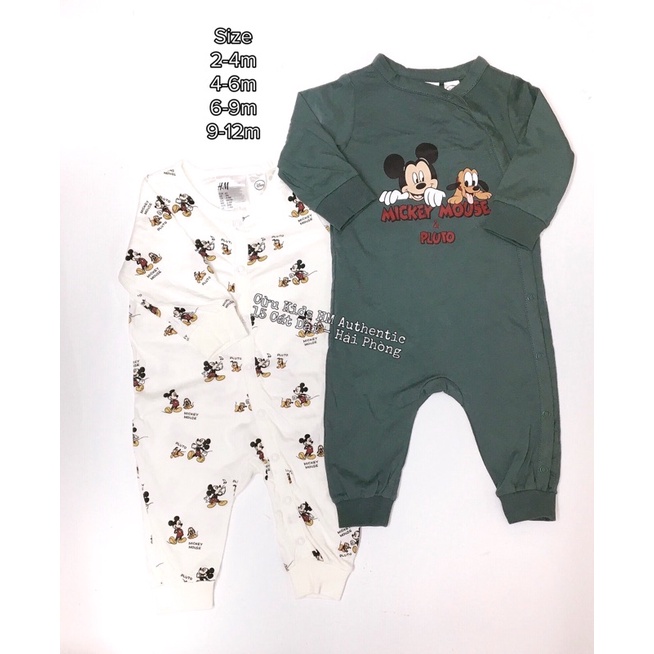 Set body mickey xanh Hm