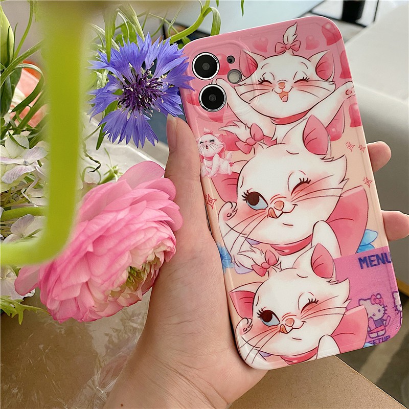 Ốp lưng iPhone iPhone 11 Pro Max / iPhone12 / Ốp lưng iPhone X / iPhone 7 Plus / iPhone 8 / iPhone 6 / iPhone 11 Ốp lưng TPU Mary cat chống rơi