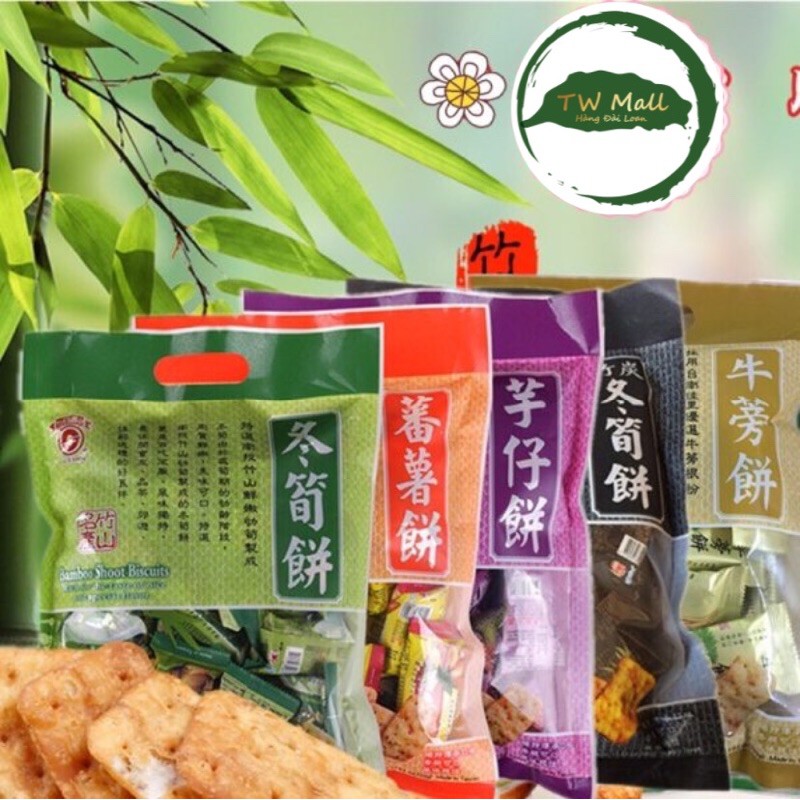 Bánh Snack măng tre Đài Loan 330g - Tw Mall