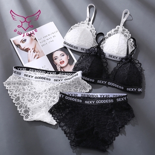 Bộ Đồ Lót Phối Ren Quyến Rũ Cho Nữ