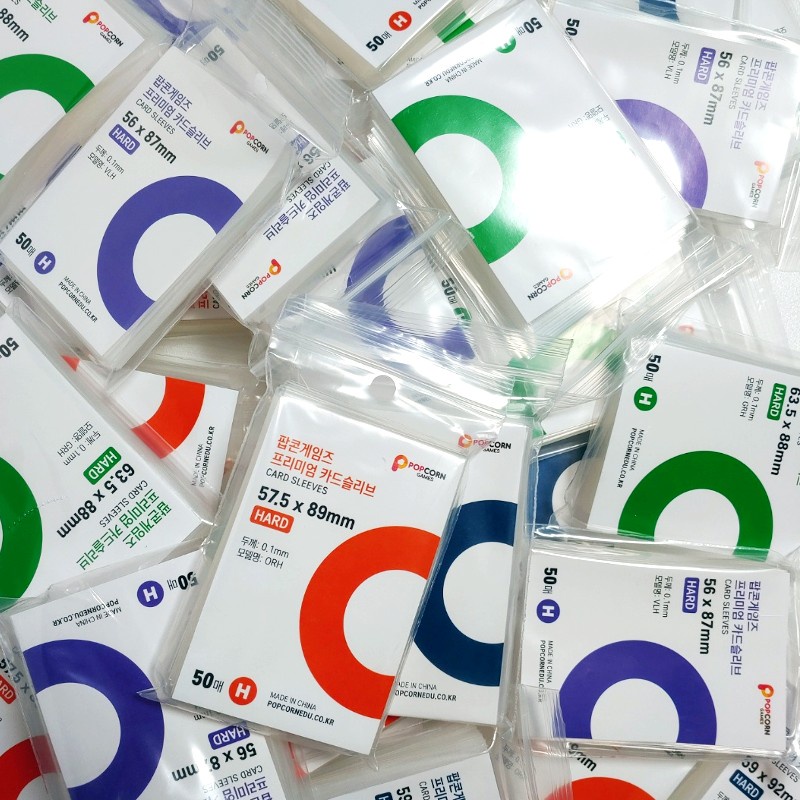 Set 50 vỏ bọc thẻ bài chơi game thích hợp cho kích thước 56x87/57.5x89/59x92/63.5x88mm