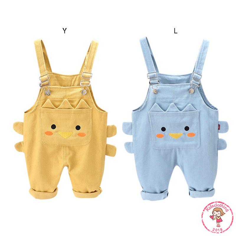 Quần Yếm Họa Tiết Hoạt Hình Xinh Xắn Dành Cho Bé