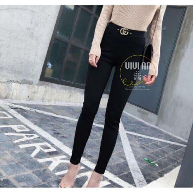 [Hàng Xuất Dư] Quần Legging Nữ khuy GG, Legging Co Giãn 4 Chiều Cao Cấp, Ống Dài Siêu Đẹp, Hàng VNXK | BigBuy360 - bigbuy360.vn