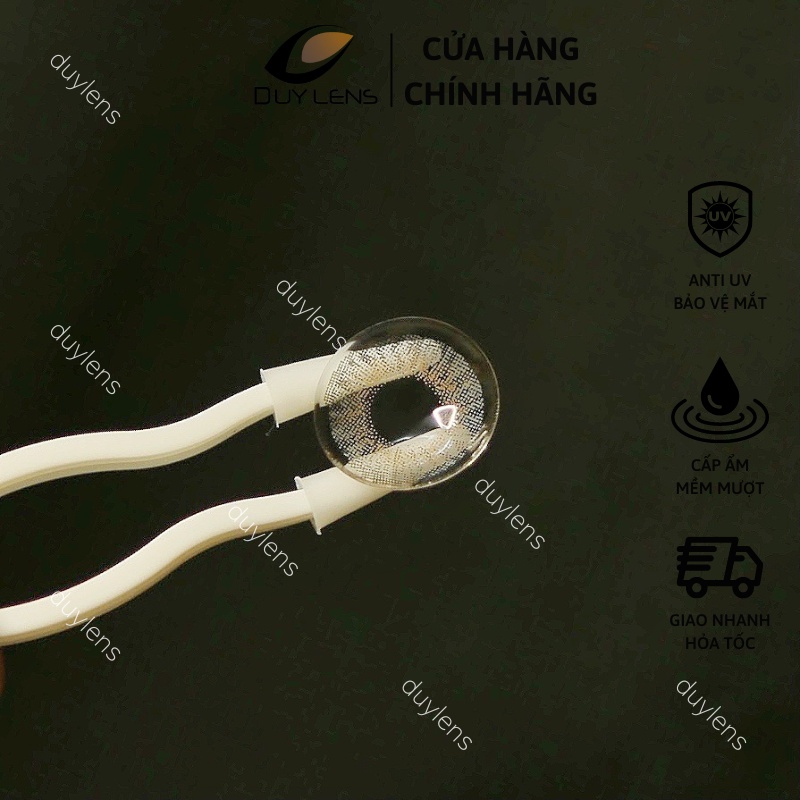 Lens xám tây sang chảnh STELLA GRAY 14mm - Kính áp tròng cận Hàn Quốc bán chạy hạn 1 năm