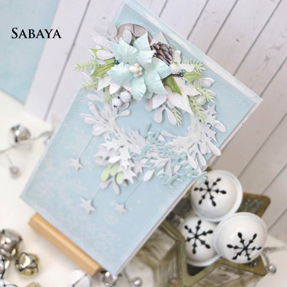Khuôn Cắt Giấy Kim Loại Khung Hình Lá Xinh Xắn
