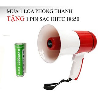 Loa Phóng Thanh Cầm Tay Tặng Kèm Pin Sạc