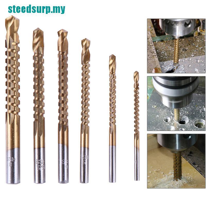 Set 6 Mũi Khoan Titan Hss