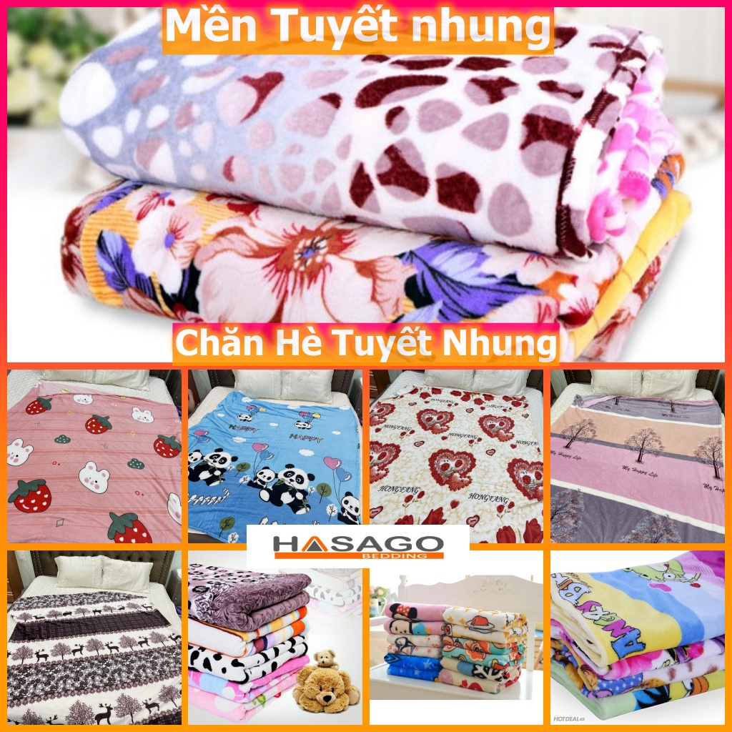 Mền Hè Tuyết Nhung Chăn Tuyết Dùng Cho Mùa Hè - Chất Liệu Mềm Mại Phù Hợp Cho Văn Phòng Hoặc Du Lịch