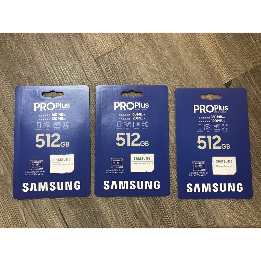 Thẻ nhớ MicroSD Samsung Pro Plus A2 U3 - 128GB 256GB 512GB