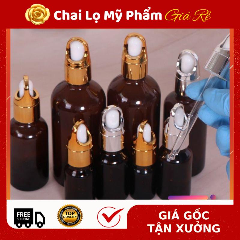 Lọ Chiết Serum ❤ RẺ VÔ ĐỊCH ❤ [30ml] Lọ chiết tinh dầu nút giỏ quai xách hoa chiết serum , phụ kiện du lịch