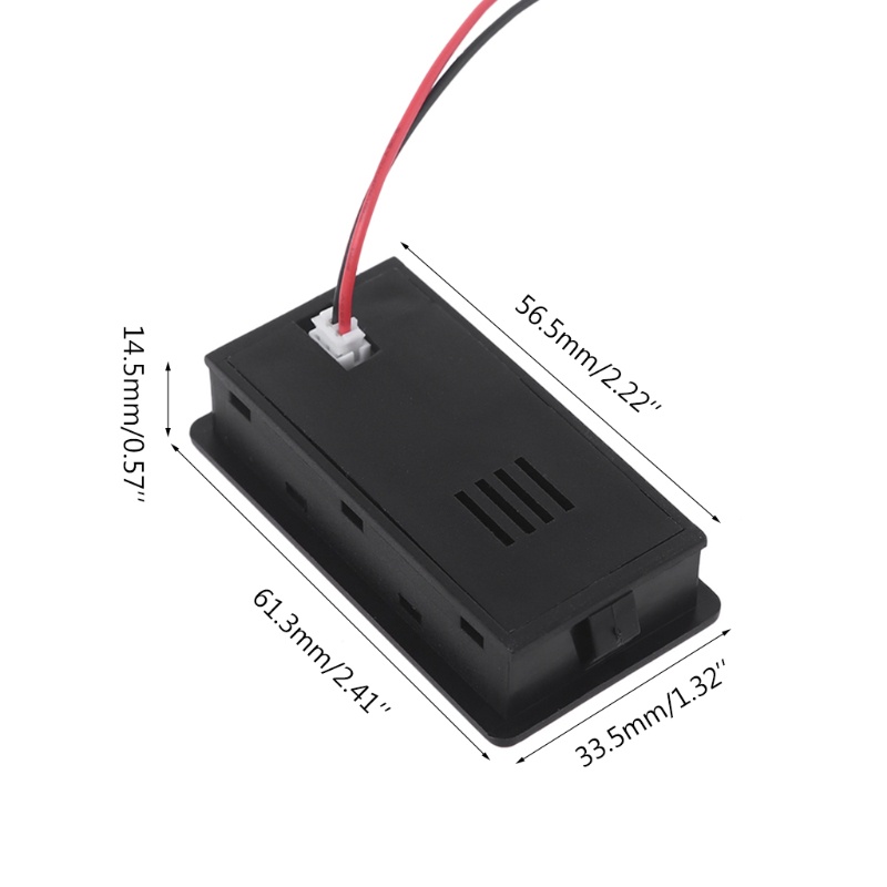 Vôn Kế DC 12V 24V 48V Có Màn Hình Hiển Thị Kỹ Thuật Số Dành Cho Xe Hơi Xe Máy