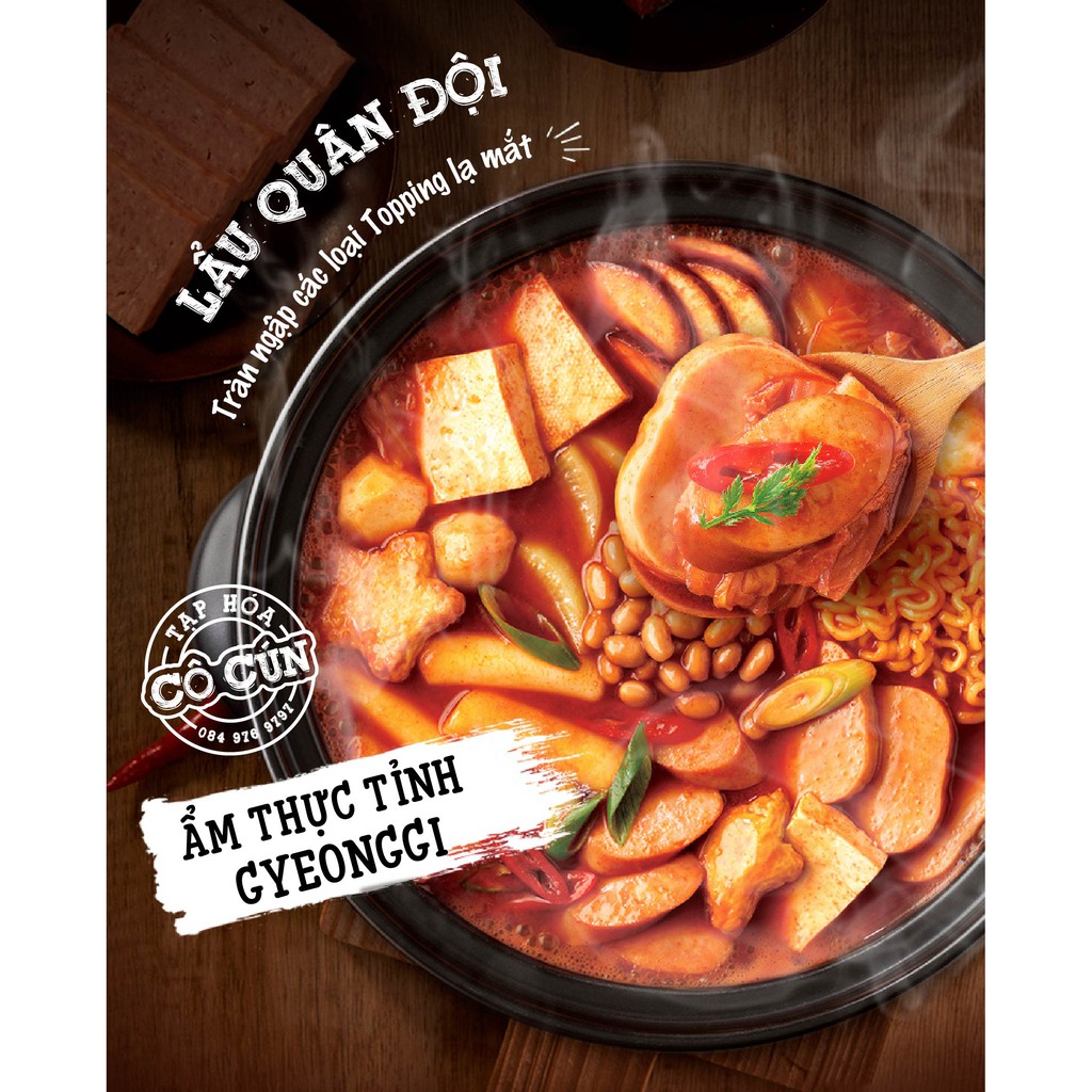 Lẩu tự sôi Hàn Quốc Bibigo đủ 3 vị siêu ngon - Tặng kèm đồ ăn vặt Cô Cún | BigBuy360 - bigbuy360.vn