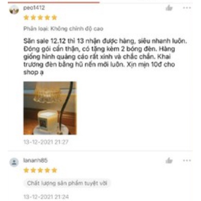 ĐÈN ĐỐT NẾN THƠM HẸN GIỜ HOA TULIP ĐIỀU CHỈNH ĐỘ CAO ĐÈN ĐỐT CAO CẤP