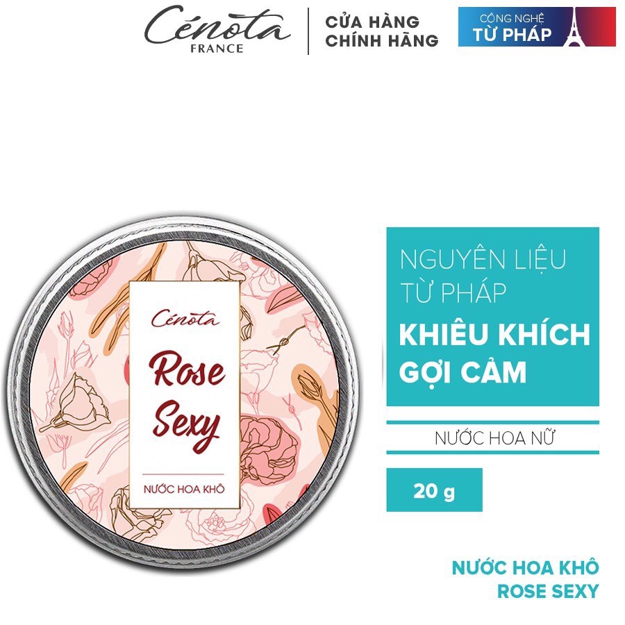 Nước Hoa Khô Cenota Romantic Lãng Mạn Nồng Nàn 20g